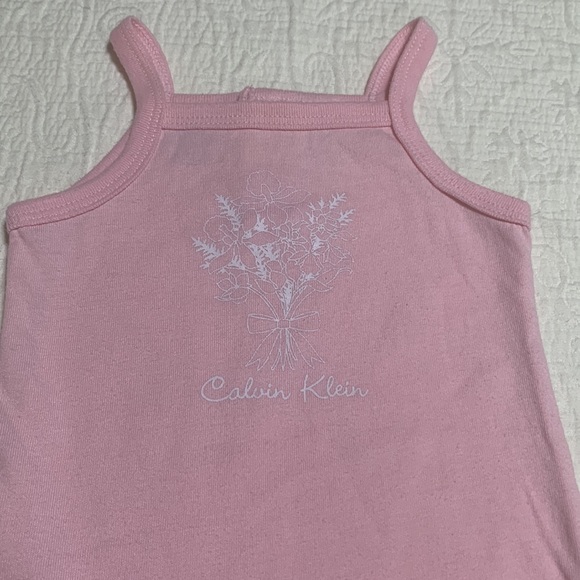 3-6 (6/$20) Calvin Klein Onesie/Sunsuit - Picture 4 of 12